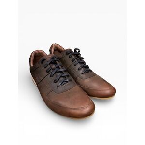 Velez Leather Sneakers Mens Size 43 Euro 11 US Casual Office Lace Up Dress Shoes